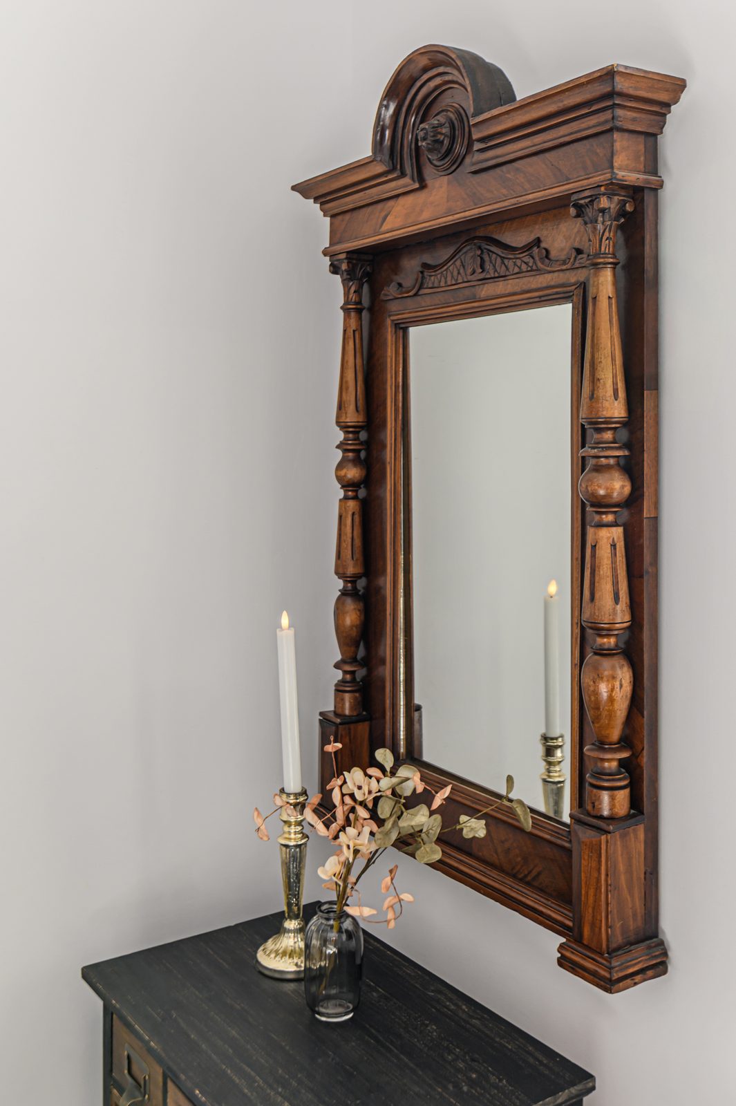 Antique mirror detail
